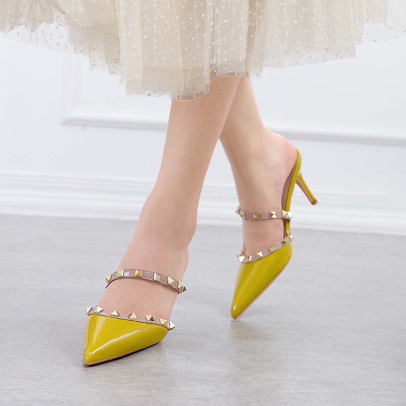 European and American Sexy Skinny High-heeled Pointy Heels