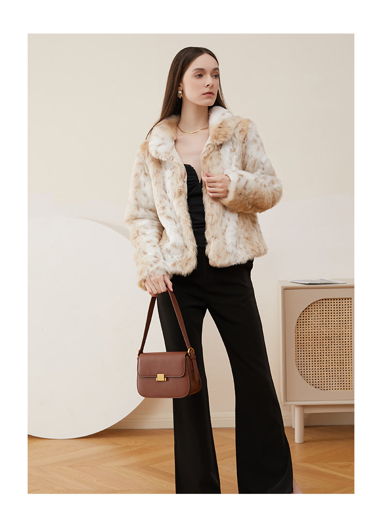 Adiffu Fashionable Leather Tofu Bag