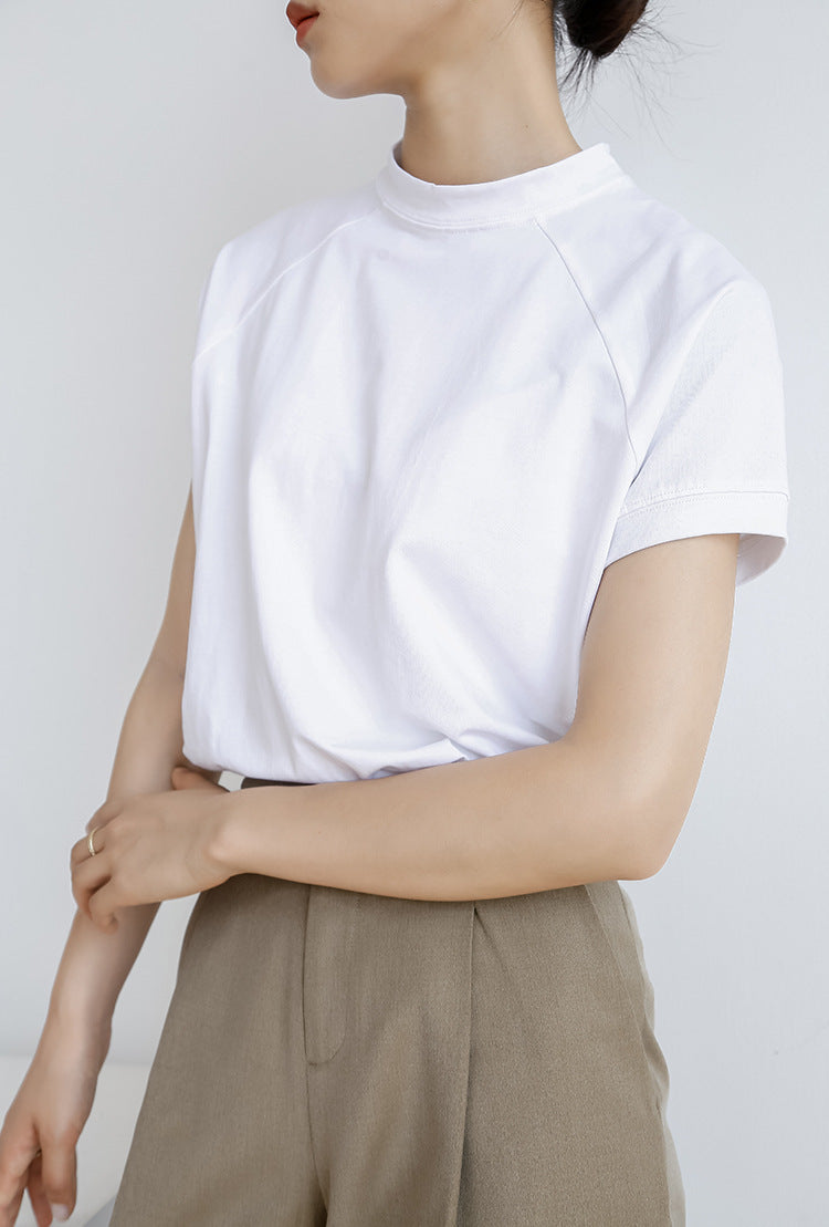 Adiffu Cotton Short-sleeved Women's T-shirt