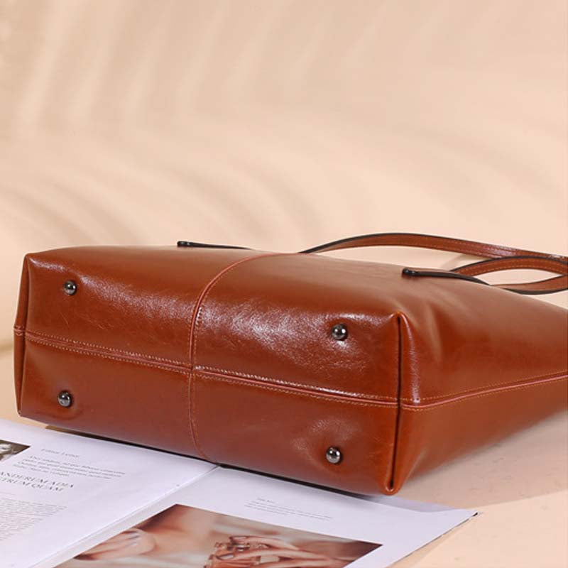 Adiffu Stylish Leather Tote Bag For Women