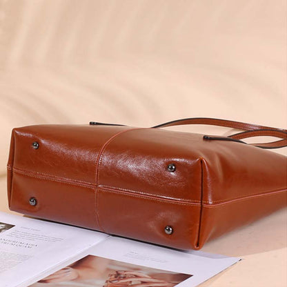 Adiffu Stylish Leather Tote Bag For Women