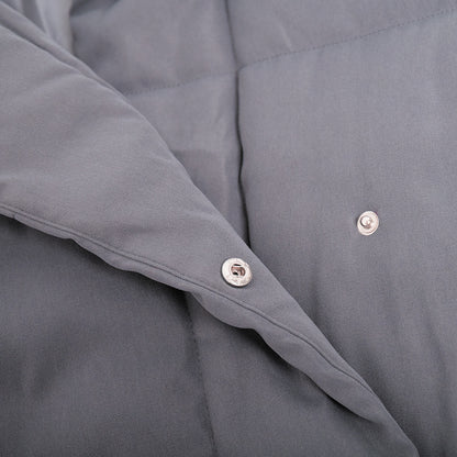 Adiffu Loose Casual Warm Long Stand-up Collar Cotton-padded Jacket