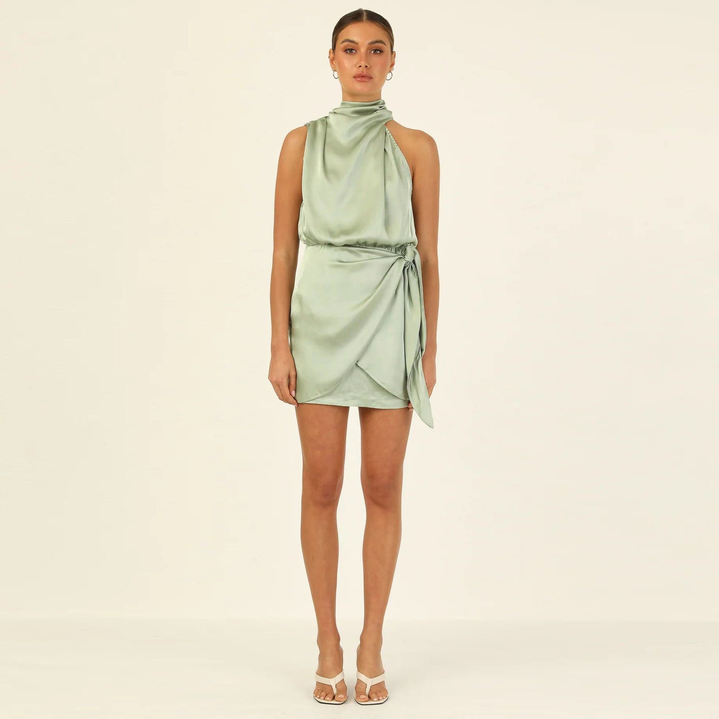 Adiffu Fashion Slim Sleeveless Dress