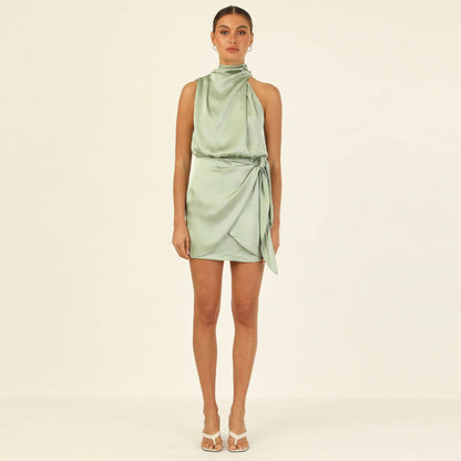 Adiffu Fashion Slim Sleeveless Dress