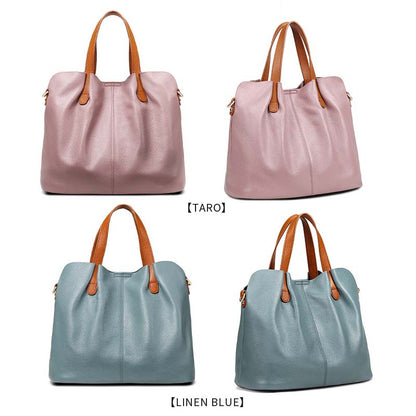 Adiffu Genuine Leather Handbags Head Layer Cowhide Litchi Grain Women Crossbody Bag