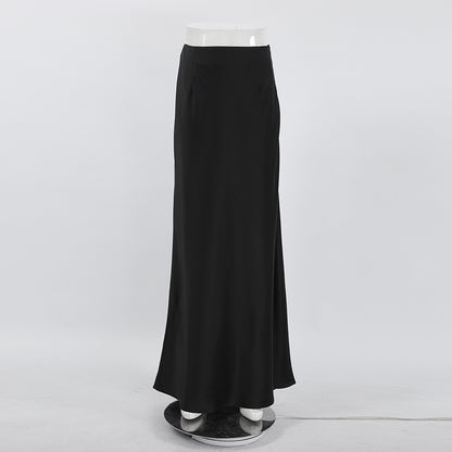 Luxe Satin Mermaid Maxi Skirt