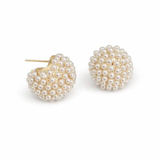Adiffu Sweet Delicate Imitation Pearl Earrings