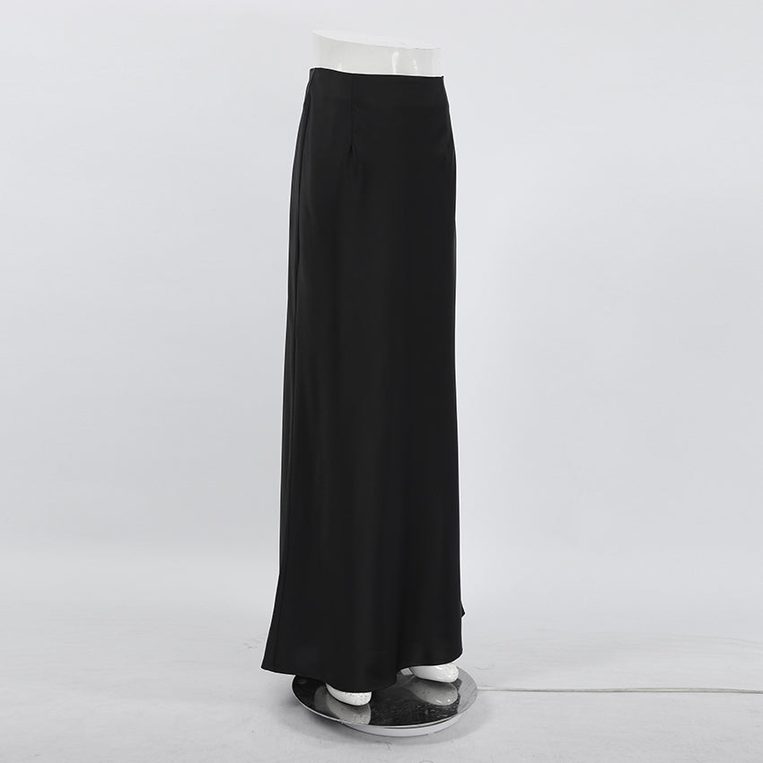 Luxe Satin Mermaid Maxi Skirt