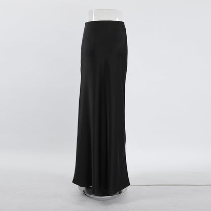 Luxe Satin Mermaid Maxi Skirt