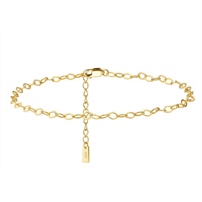 Luna Dainty Anklet-S925 Sterling Silver