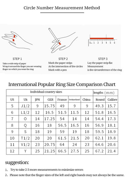 Adiffu Small And Large Heart-shaped Couple Ring
