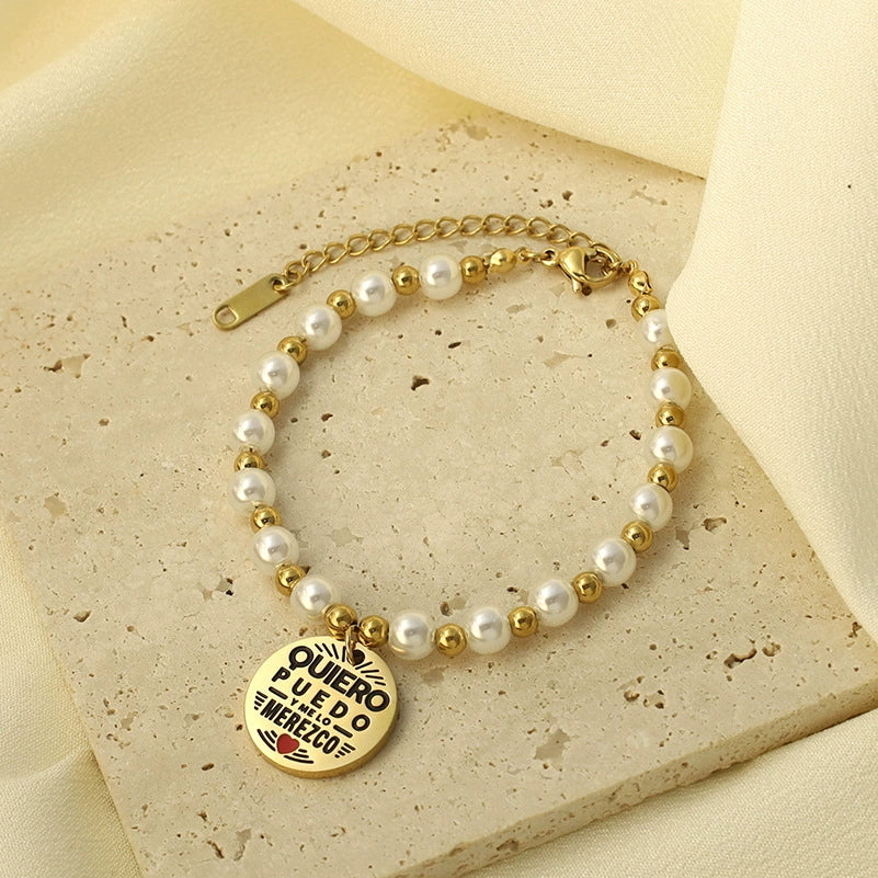 Chic Baroque Freshwater Pearl Beaded Bracelet – Natural Irregular Pearl Elegant Bracelet for Women, Luxury Vintage Jewelry Gift