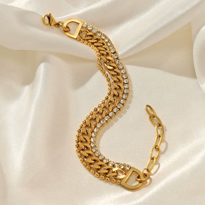 Eternal Edge Vintage Chain Bracelet