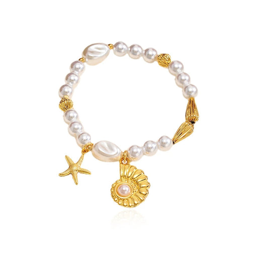 Ocean Pearl 18K Gold Bracelet