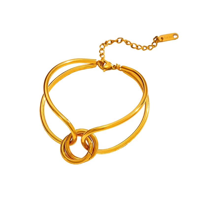 Gold Open Cuff Bracelet