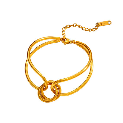 Gold Open Cuff Bracelet
