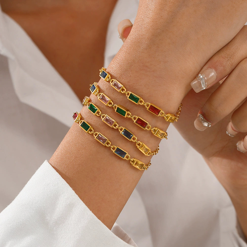 Color Crystal Bracelet Women