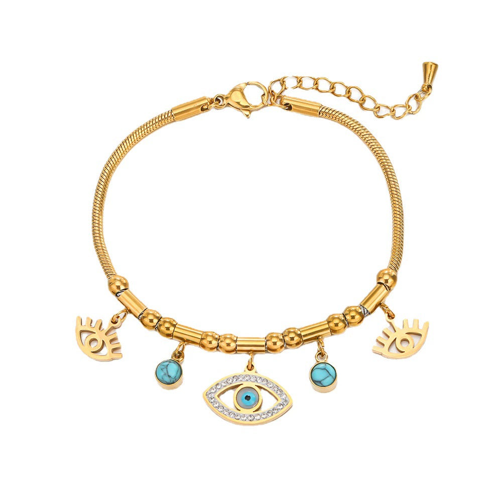 Mystic Turquoise Charm Bracelet