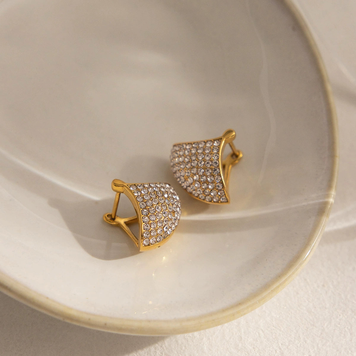 Classic Micro-Set Zircon Stud Earrings