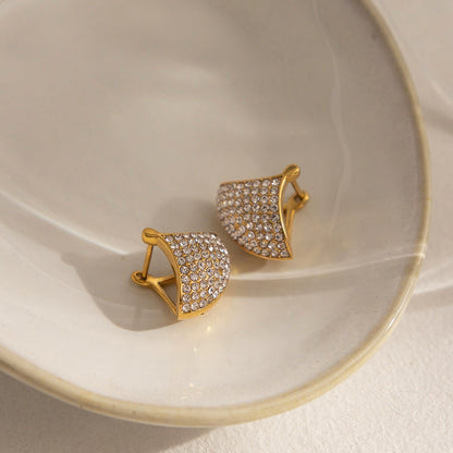 Classic Micro-Set Zircon Stud Earrings