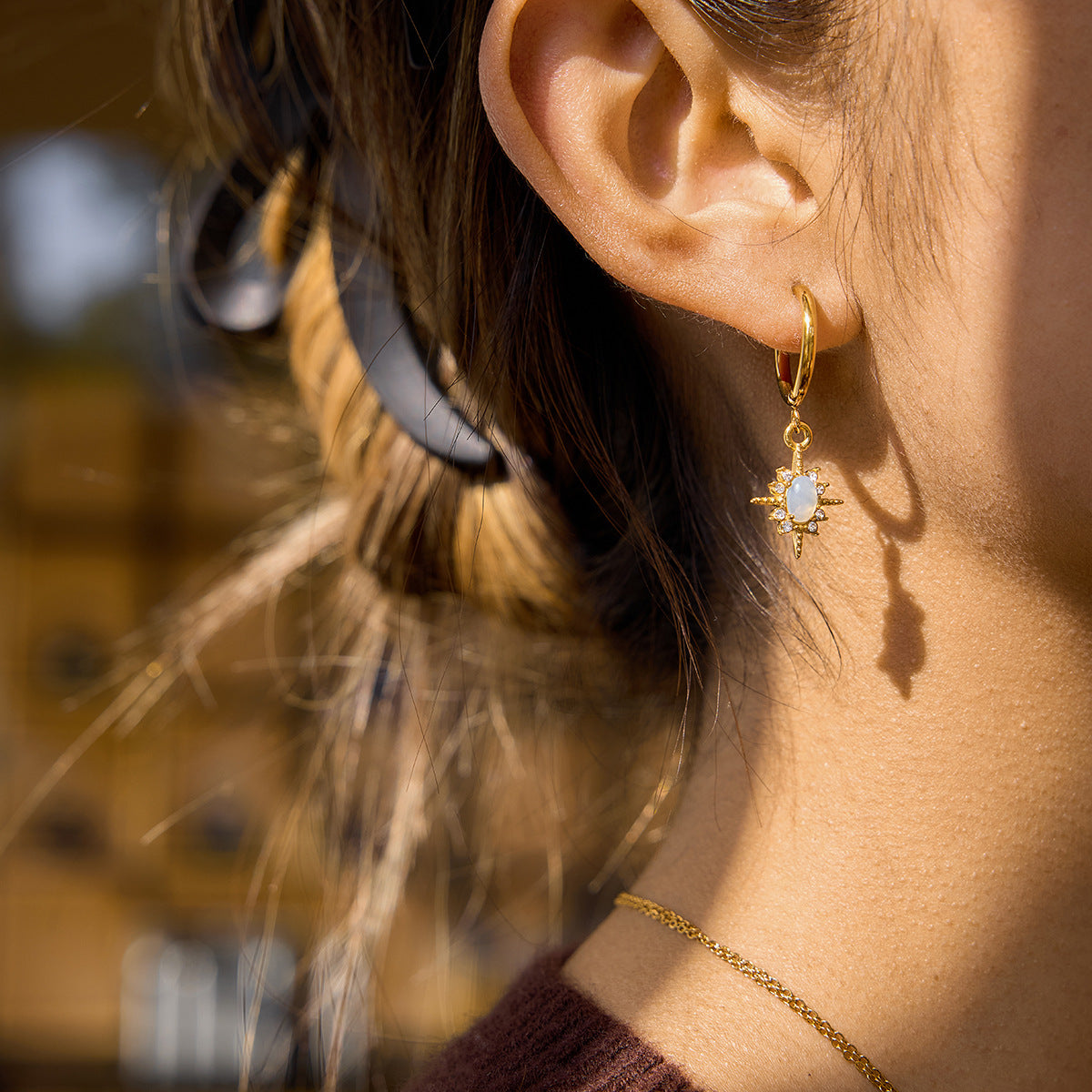 Chic Starburst Statement Earrings for Women