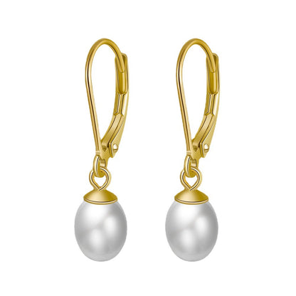 Celeste Baroque Pearl Drop Earrings-S925 Sterling Silver