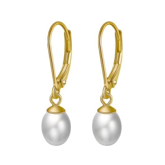 Celeste Baroque Pearl Drop Earrings-S925 Sterling Silver