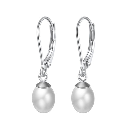 Celeste Baroque Pearl Drop Earrings-S925 Sterling Silver