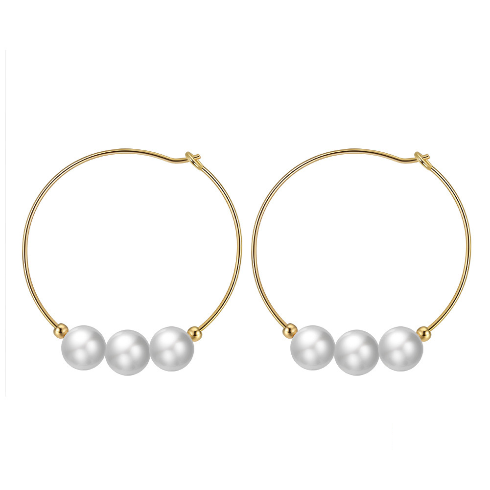 Mila Baroque Pearl Earrings-925 Sterling Silver Korean Minimalist Jewelry