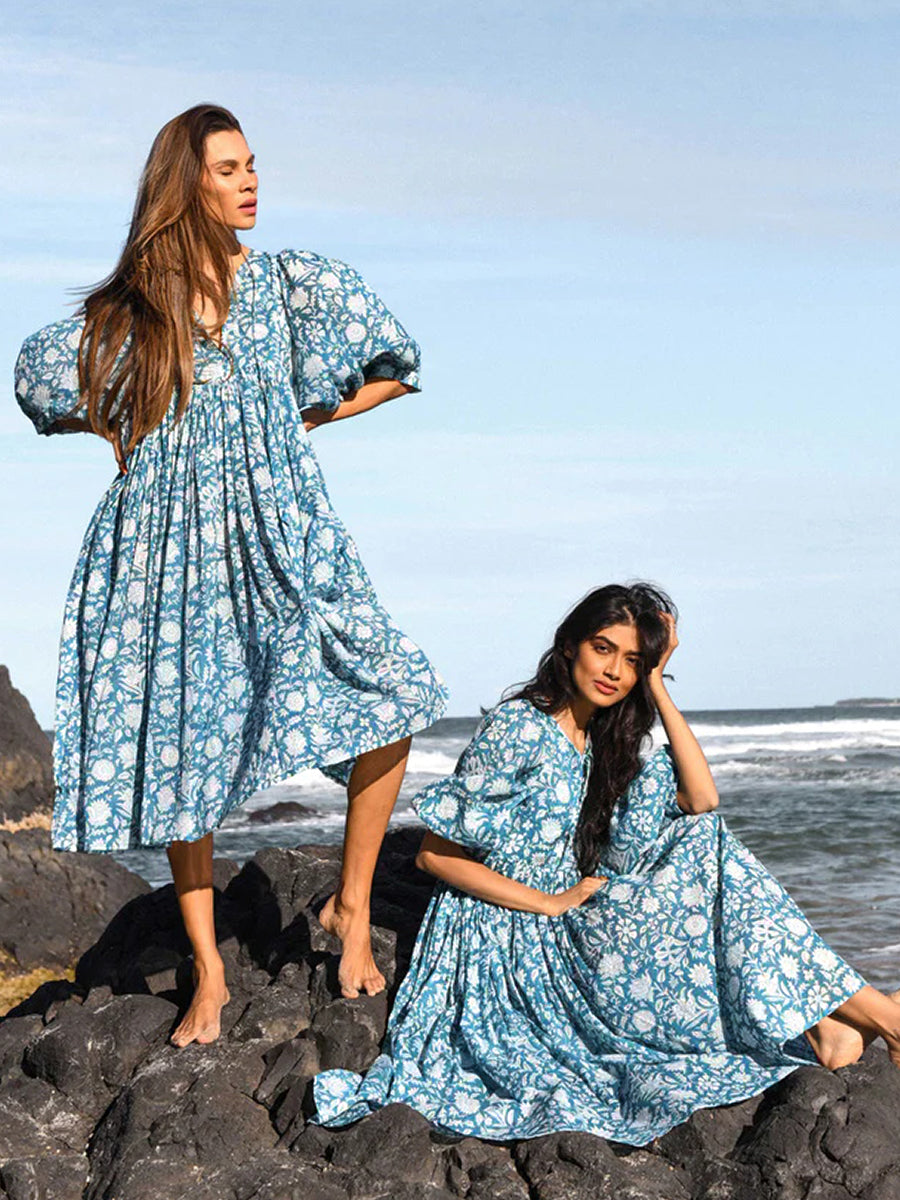 Stylish Floral Loose And Comfortable Dress