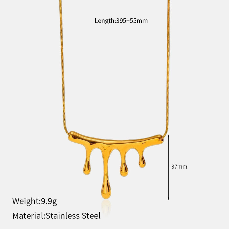 Minimalist Water Drop Necklace