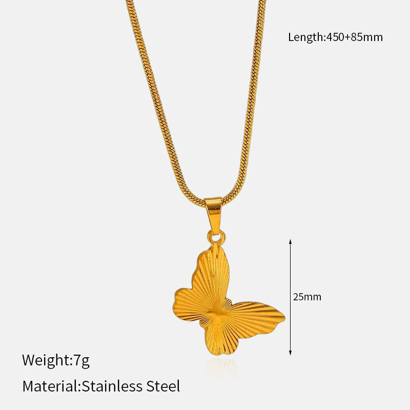 Geometric Pendant Gold Necklace