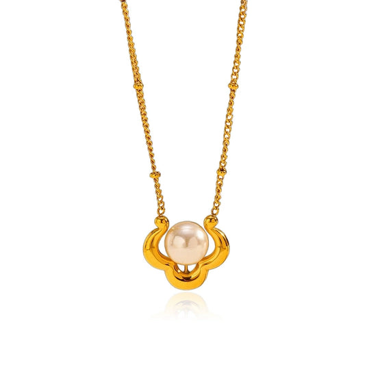Elegant 18K Gold Statement Necklace