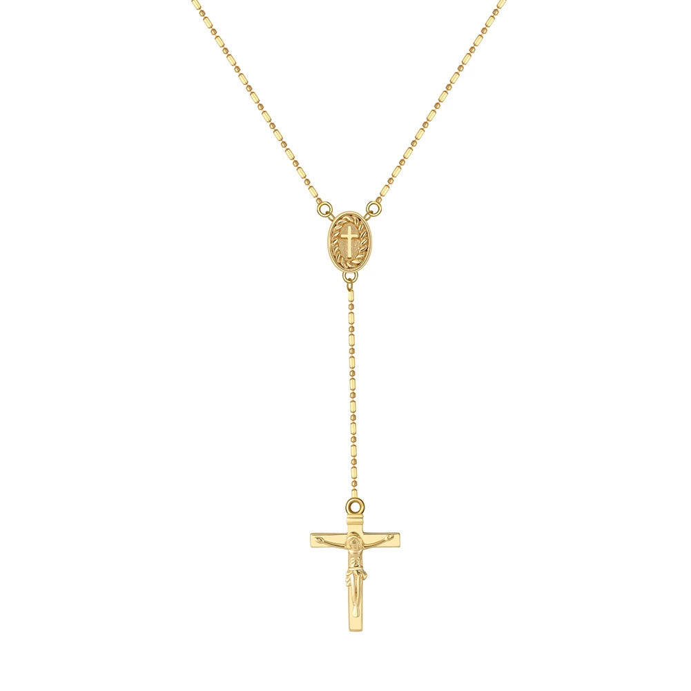 Nocturne Cross Necklace-S925 Sterling Silver