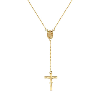 Nocturne Cross Necklace-S925 Sterling Silver