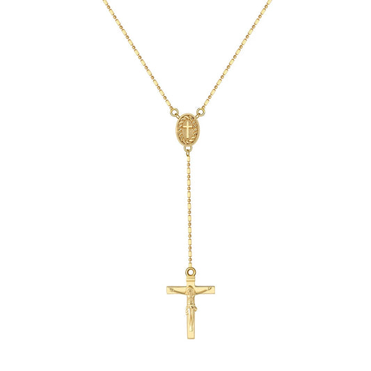 Nocturne Cross Necklace-S925 Sterling Silver