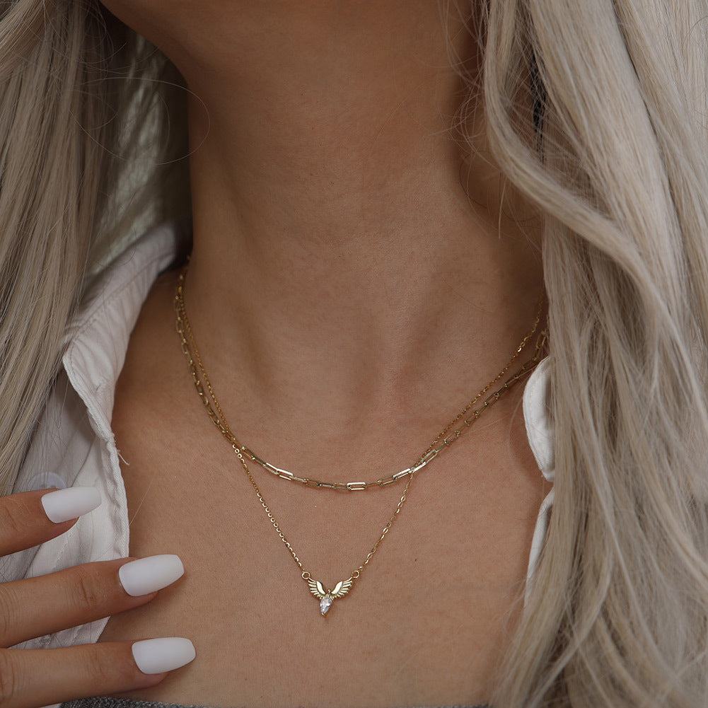 Seraph Wing Necklace-S925 Sterling Silver
