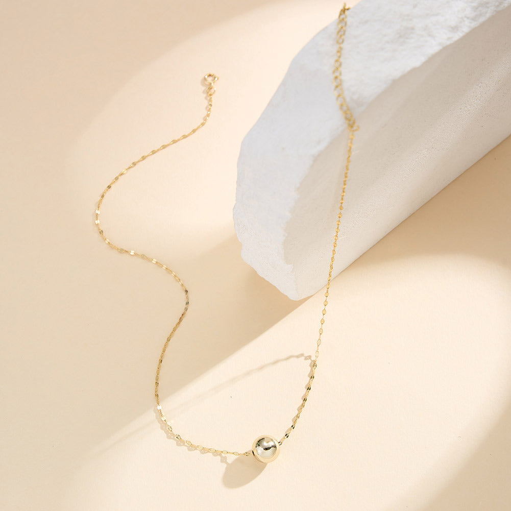 Orbit Sphere Long Necklace-S925 Sterling Silver