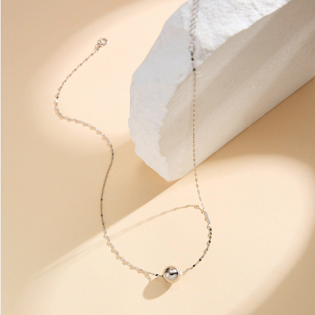 Orbit Sphere Long Necklace-S925 Sterling Silver