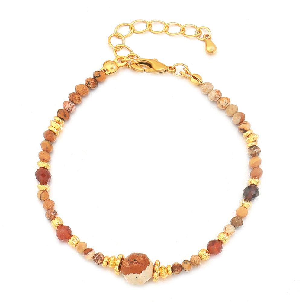 Adiffu Natural Stone Handcrafted Beaded Bracelet