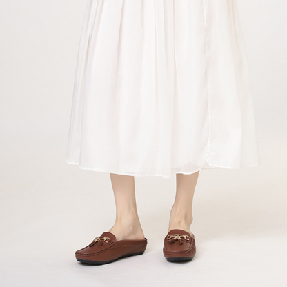 Fringe Comfort Wedge Slip-On Loafers