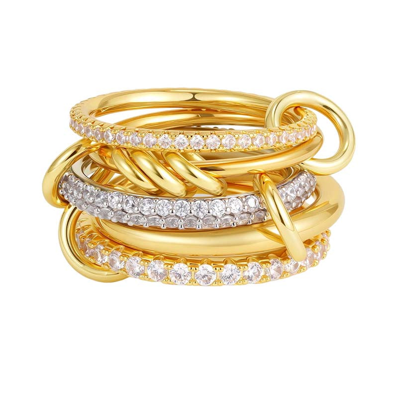 Aurora Muse Multi-Layer Stackable Ring