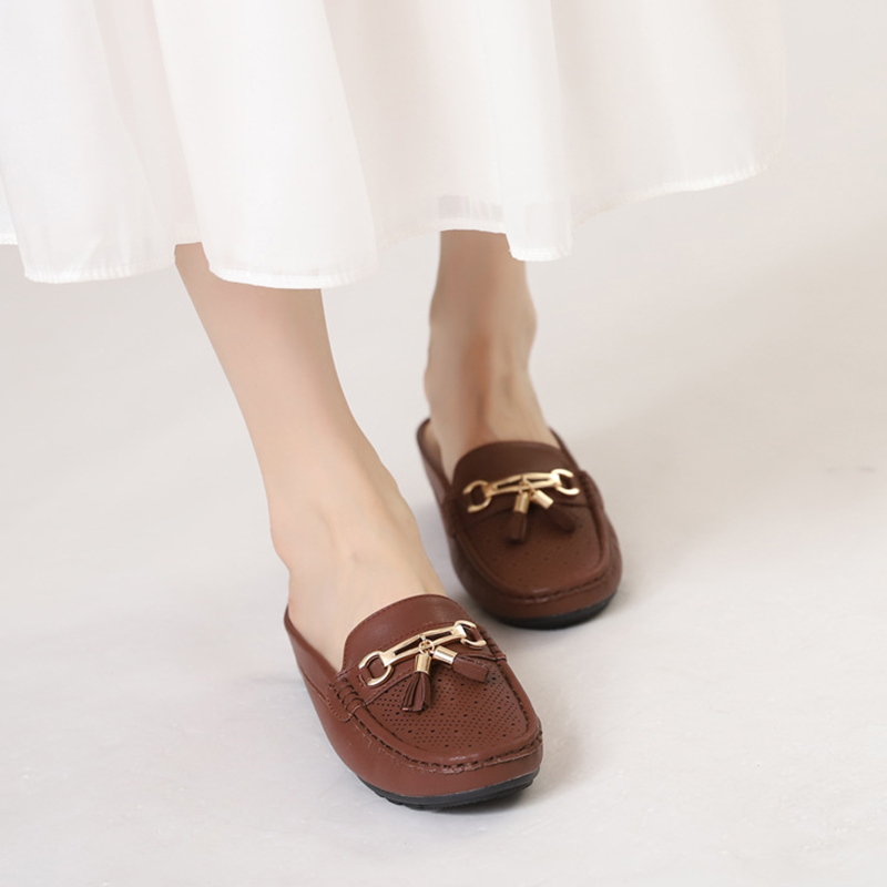 Fringe Comfort Wedge Slip-On Loafers