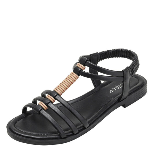 New Bohemian Retro Hollow Flat Comfort Tourist Beach Sandals