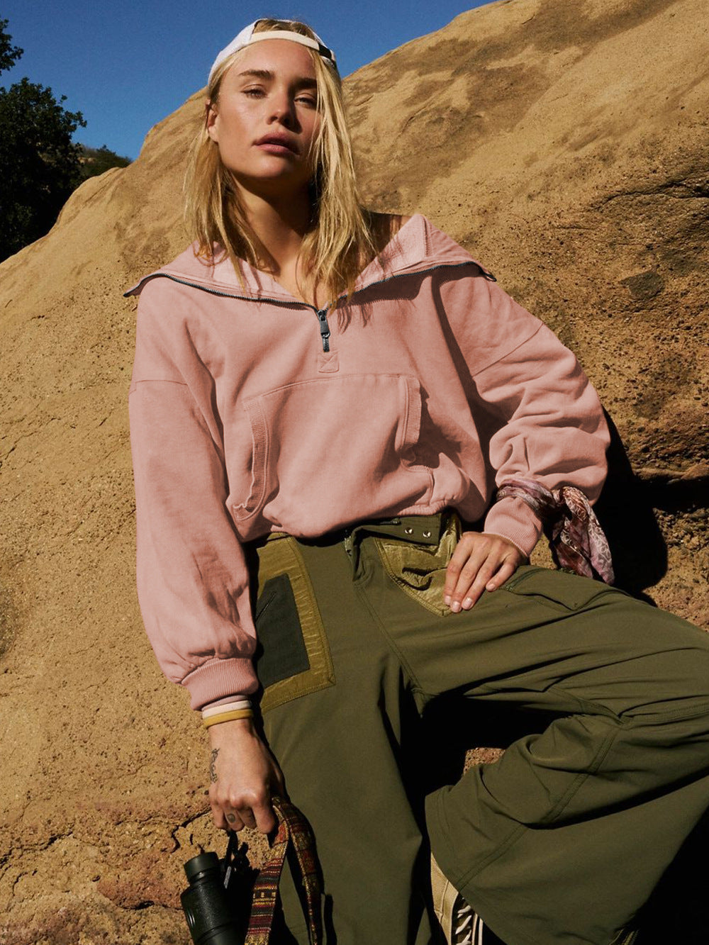 Adiffu ActiveZip Hooded Sweatshirt