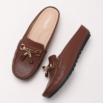 Fringe Comfort Wedge Slip-On Loafers