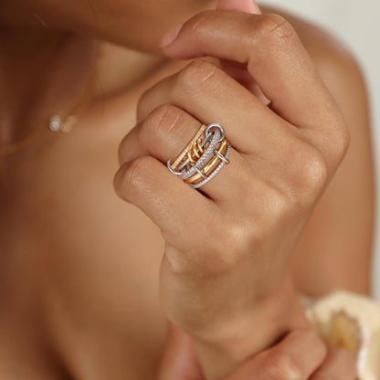 Aurora Muse Multi-Layer Stackable Ring