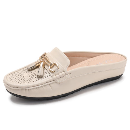 Fringe Comfort Wedge Slip-On Loafers