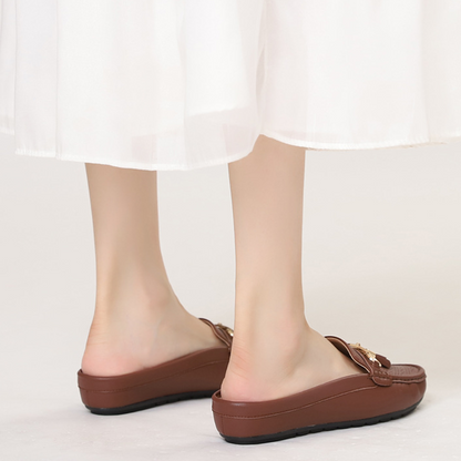 Fringe Comfort Wedge Slip-On Loafers