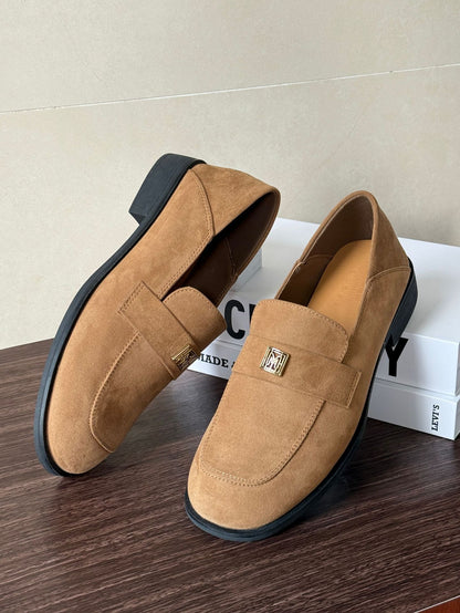 Adiffu Comfort Block-Heel Loafers